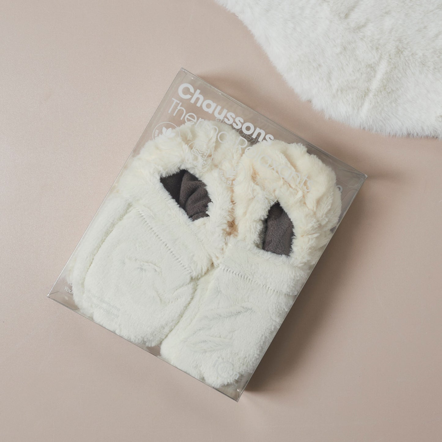 CHAUSSONS THERMO RELAXANTS BLANCS