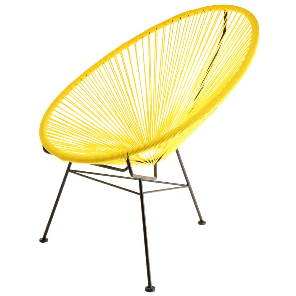 FAUTEUIL ACAPULCO JAUNE