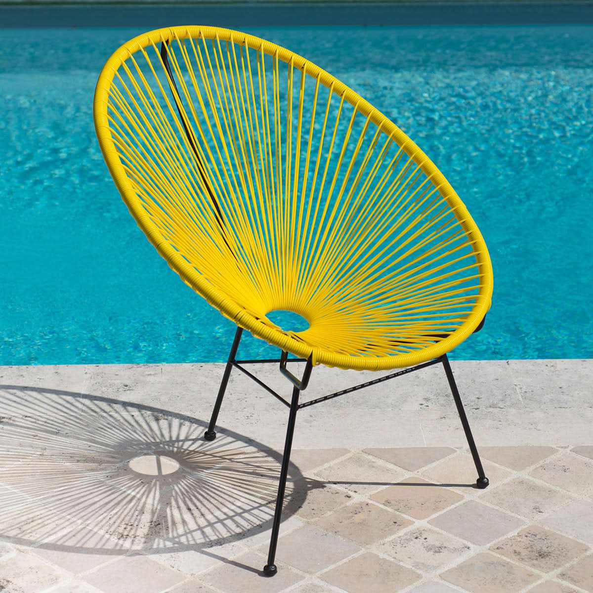 FAUTEUIL ACAPULCO JAUNE