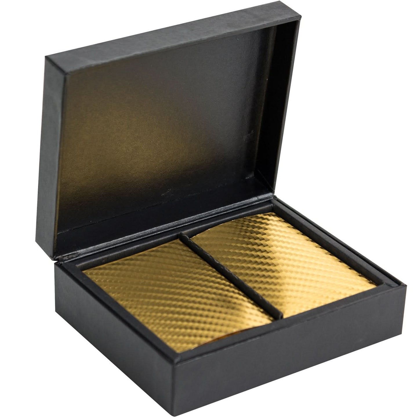 COFFRET DE 2 JEUX DE CARTES DOREES