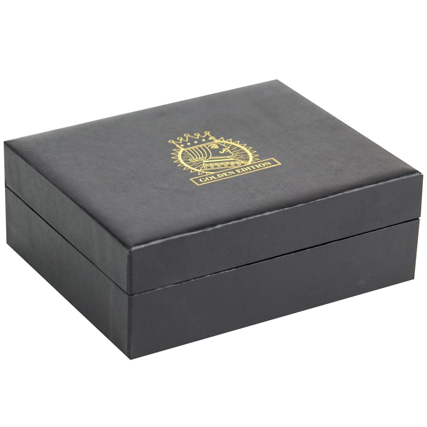COFFRET DE 2 JEUX DE CARTES DOREES