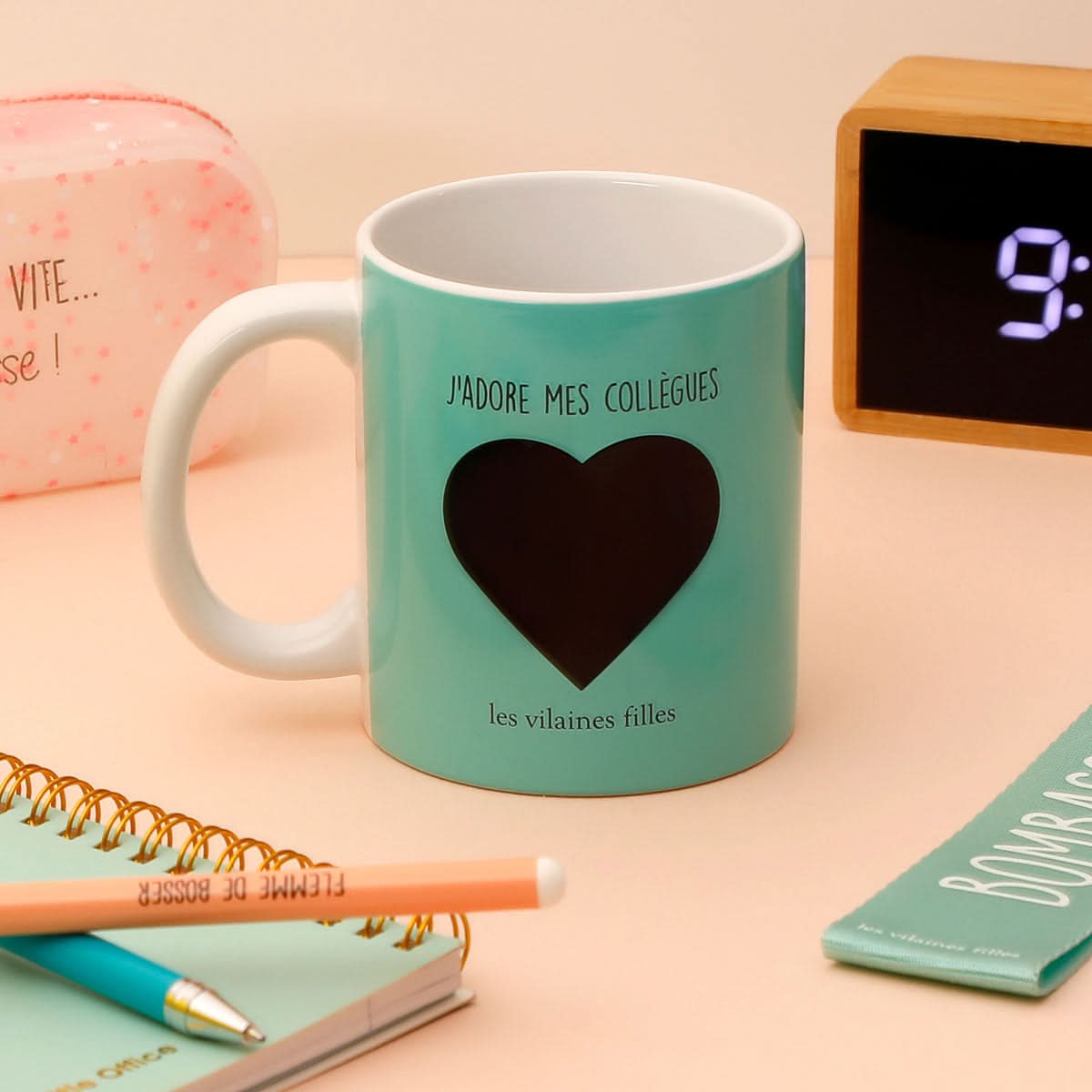 MUG THERMOREACTIF J ADORE MES COLLEGUES