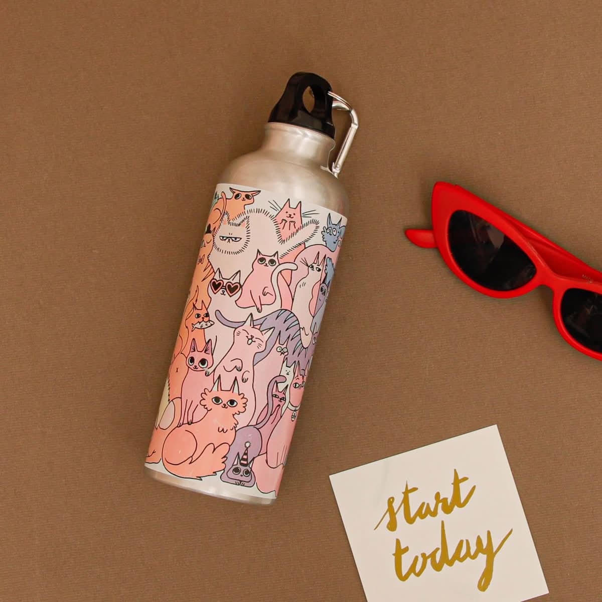 GOURDE CHANGING COLOR CATS