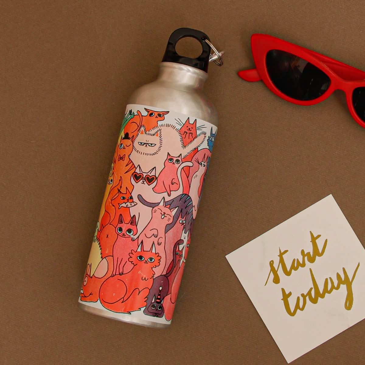 GOURDE CHANGING COLOR CATS