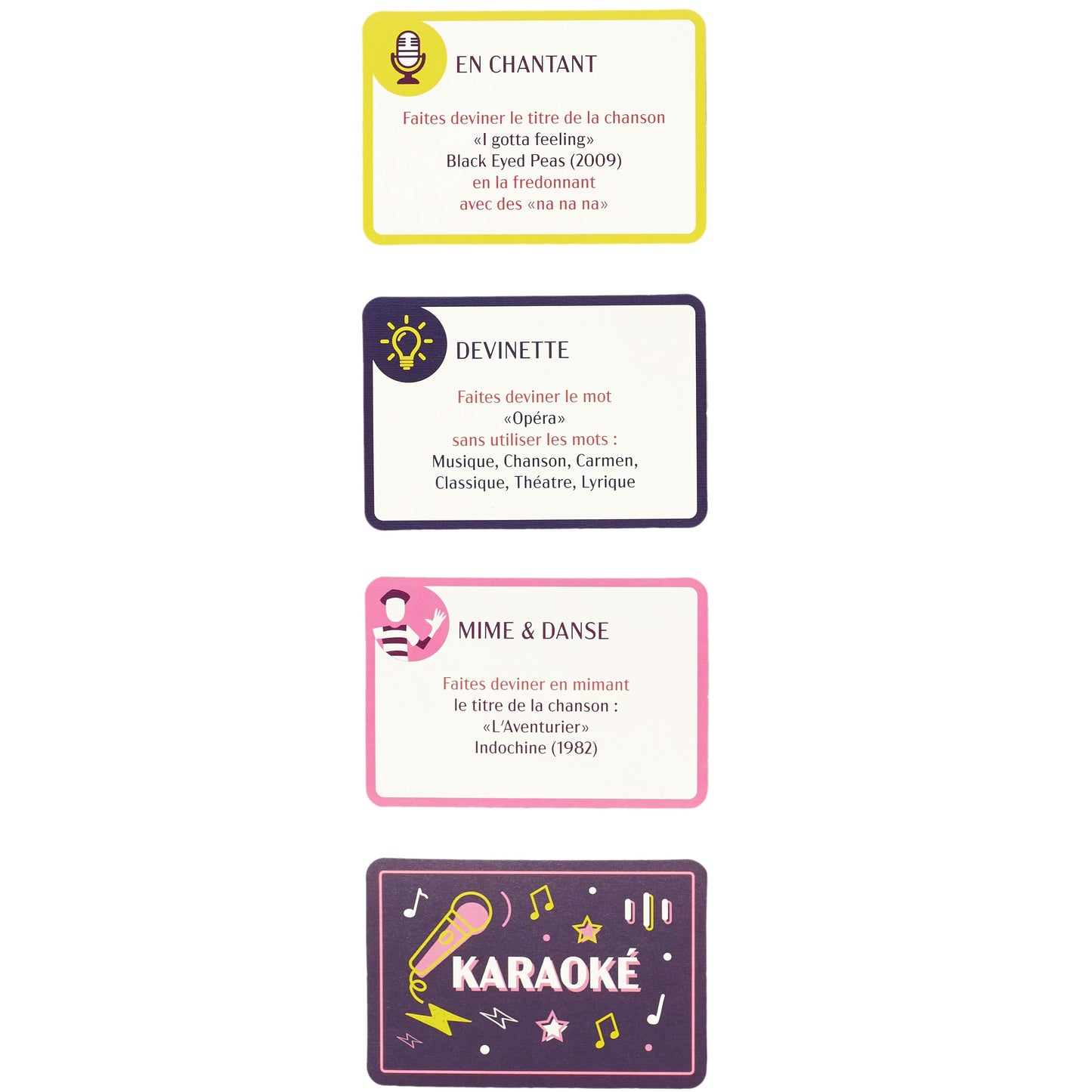 JEU DE QUIZZ KARAOKE