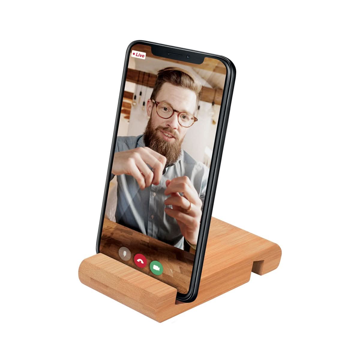 SUPPORT SMARTPHONE ET TABLETTE BOIS