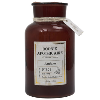 BOUGIE APOTHICAIRE AMBRE 25 CM