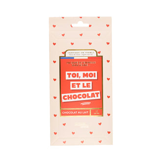 CARRES DE CHOCOLAT LAIT TOI MOI ET LE CHOCOLAT