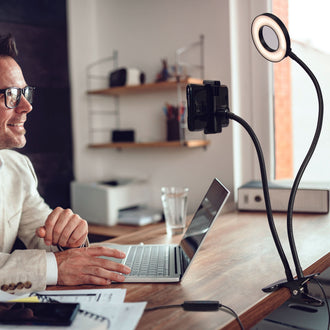 ANNEAU LUMINEUX SELFIE CLIP