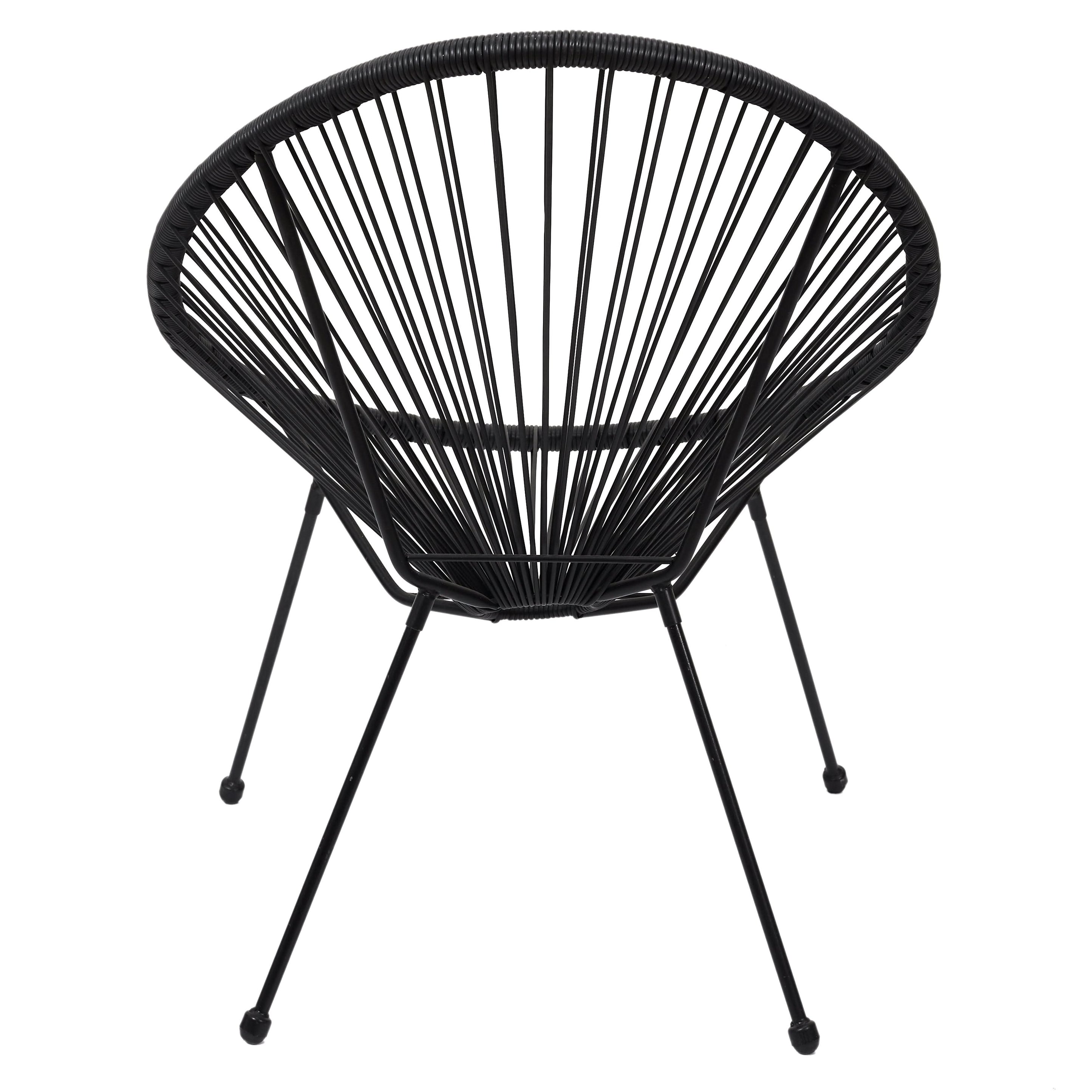 CHAISE ACAPULCO NOIR La Chaise Longue