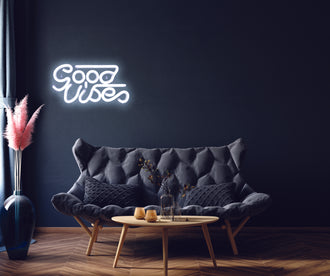 LAMPE EFFET NEON LED GOOD VIBES
