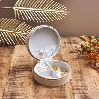 COFFRET A BIJOUX PAPILLON BRODE