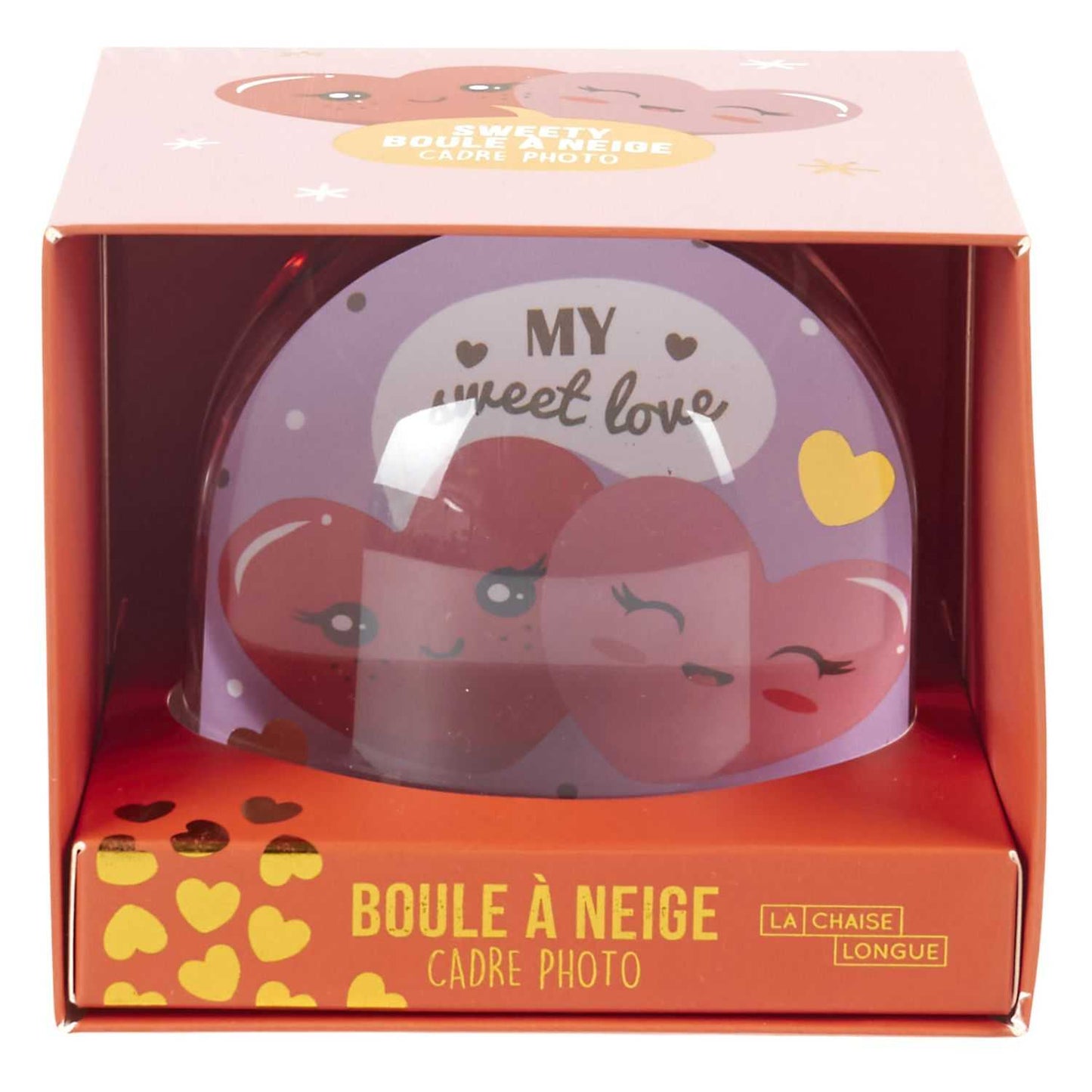 BOULE A NEIGE CADRE PHOTO SWEETY