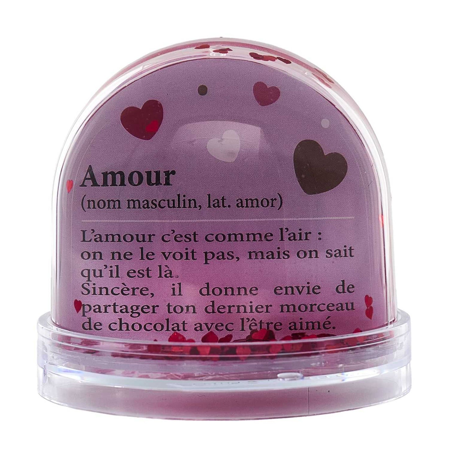 BOULE A NEIGE CADRE PHOTO SWEETY