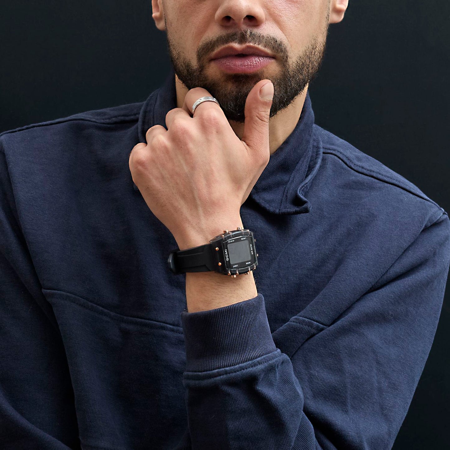 MONTRE ALPHA PURE BLACK