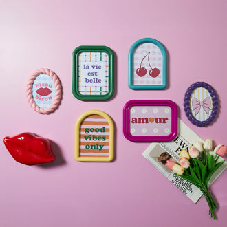 COFFRET DE 6 CADRES PELE-MELE LES COQUETTES