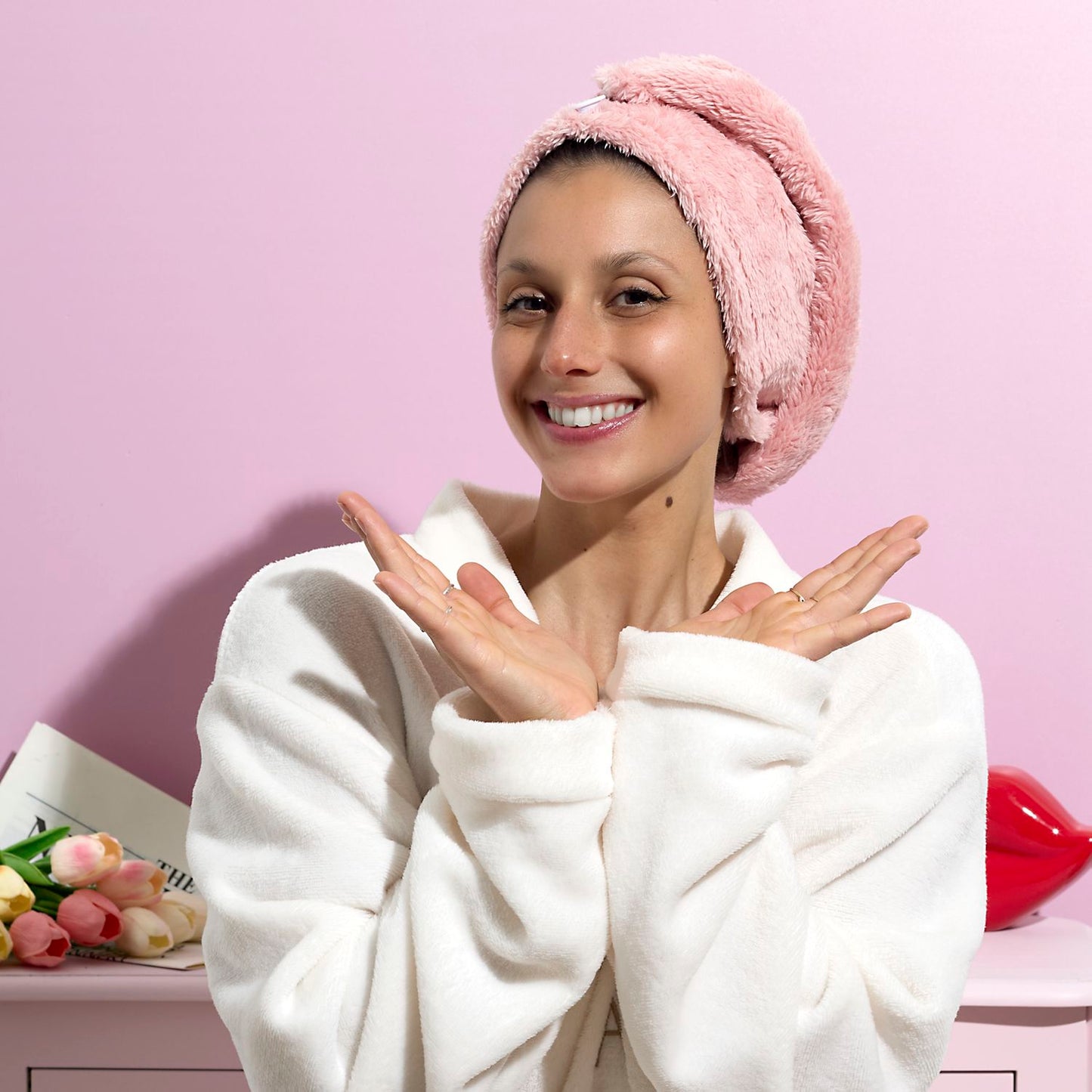 SERVIETTE CHEVEUX LES COQUETTES