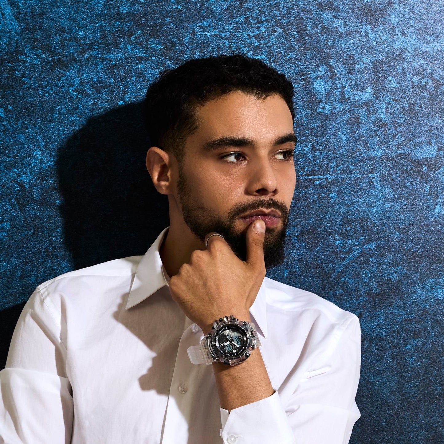 MONTRE HOMME TRANSPARENTE