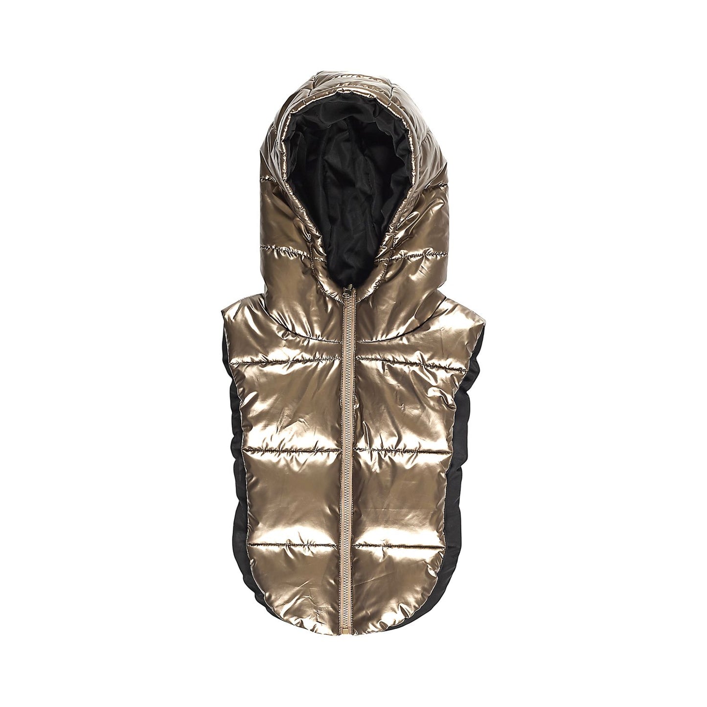 CAPUCHE DOUDOUNE REVERSIBLE GOLD