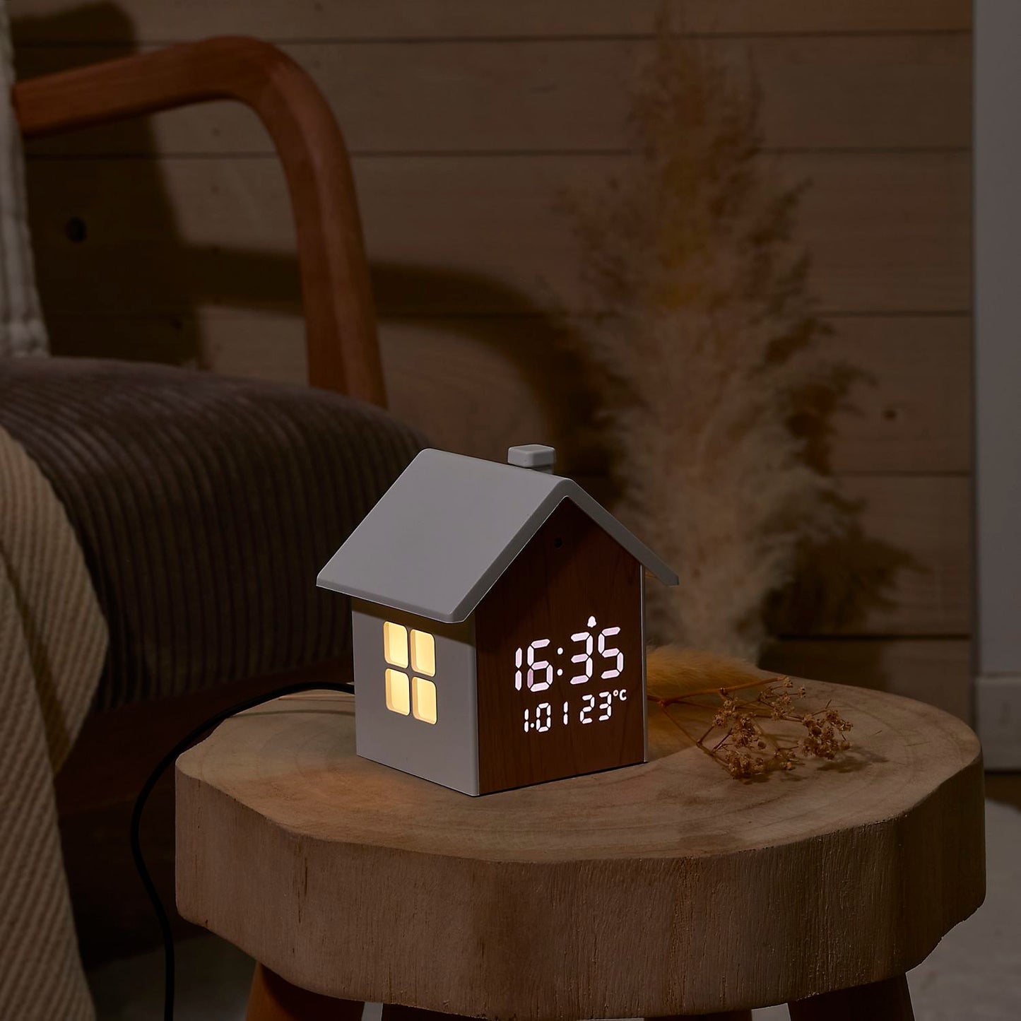 REVEIL LED TINY HOUSE BLANC