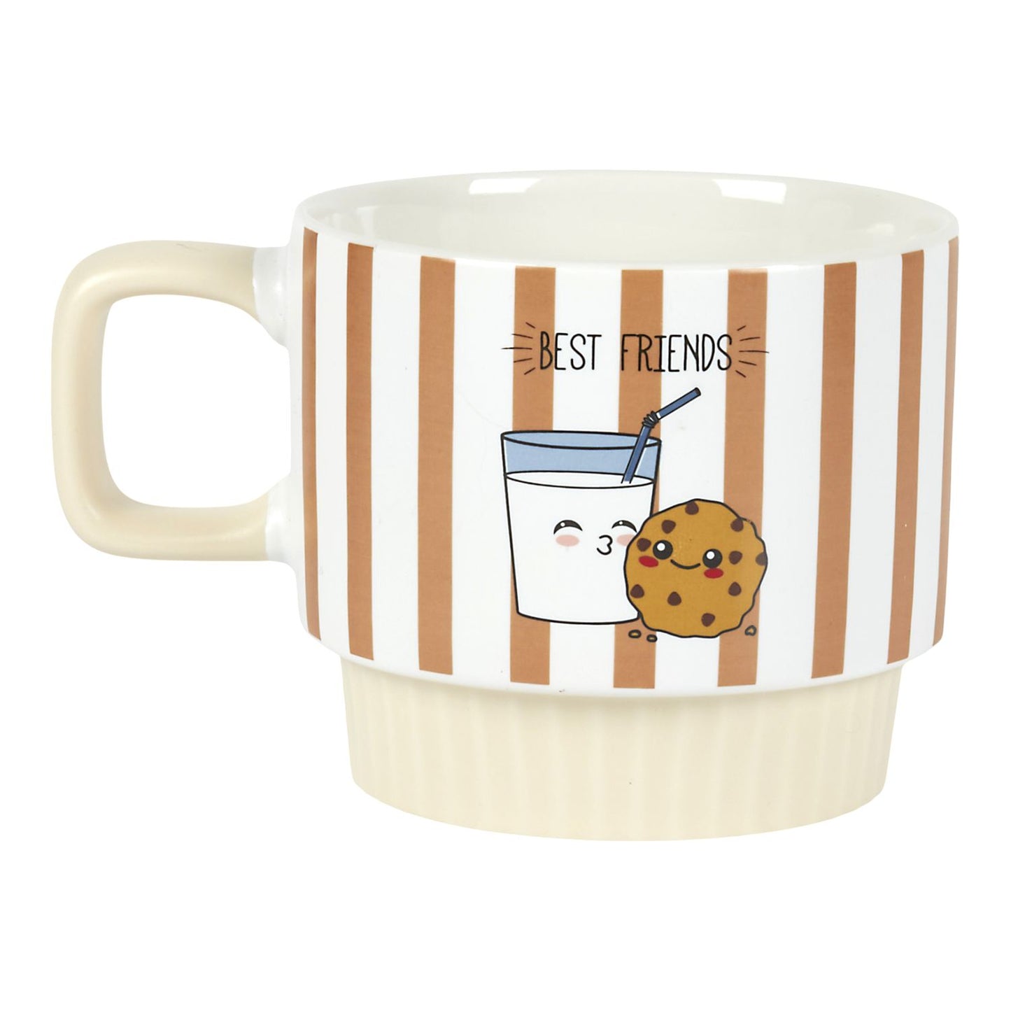 COFFRET 4 TASSES XL EMPILABLES YUMMY BREAKFAST