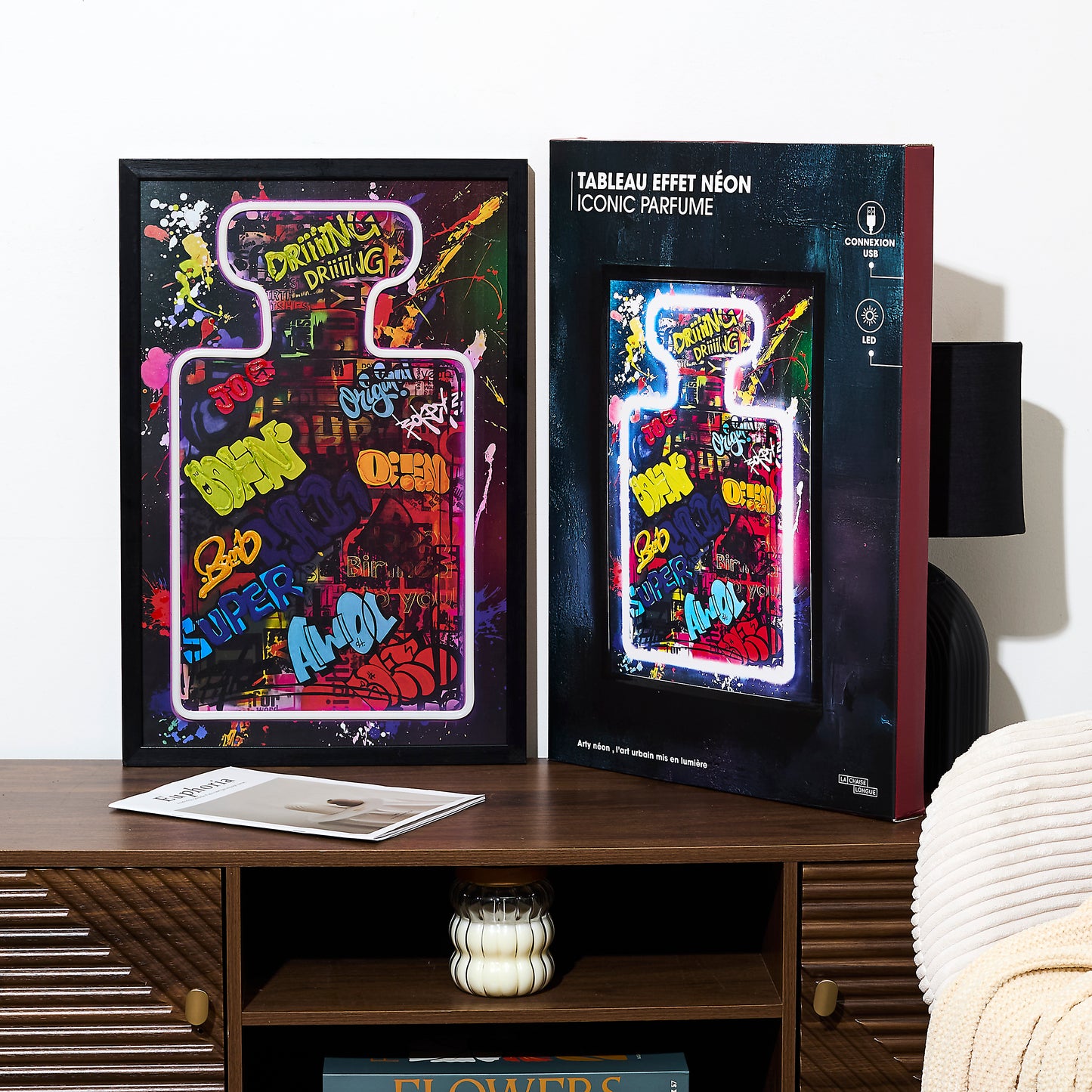 TABLEAU EFFET NEON ICONIC PARFUME
