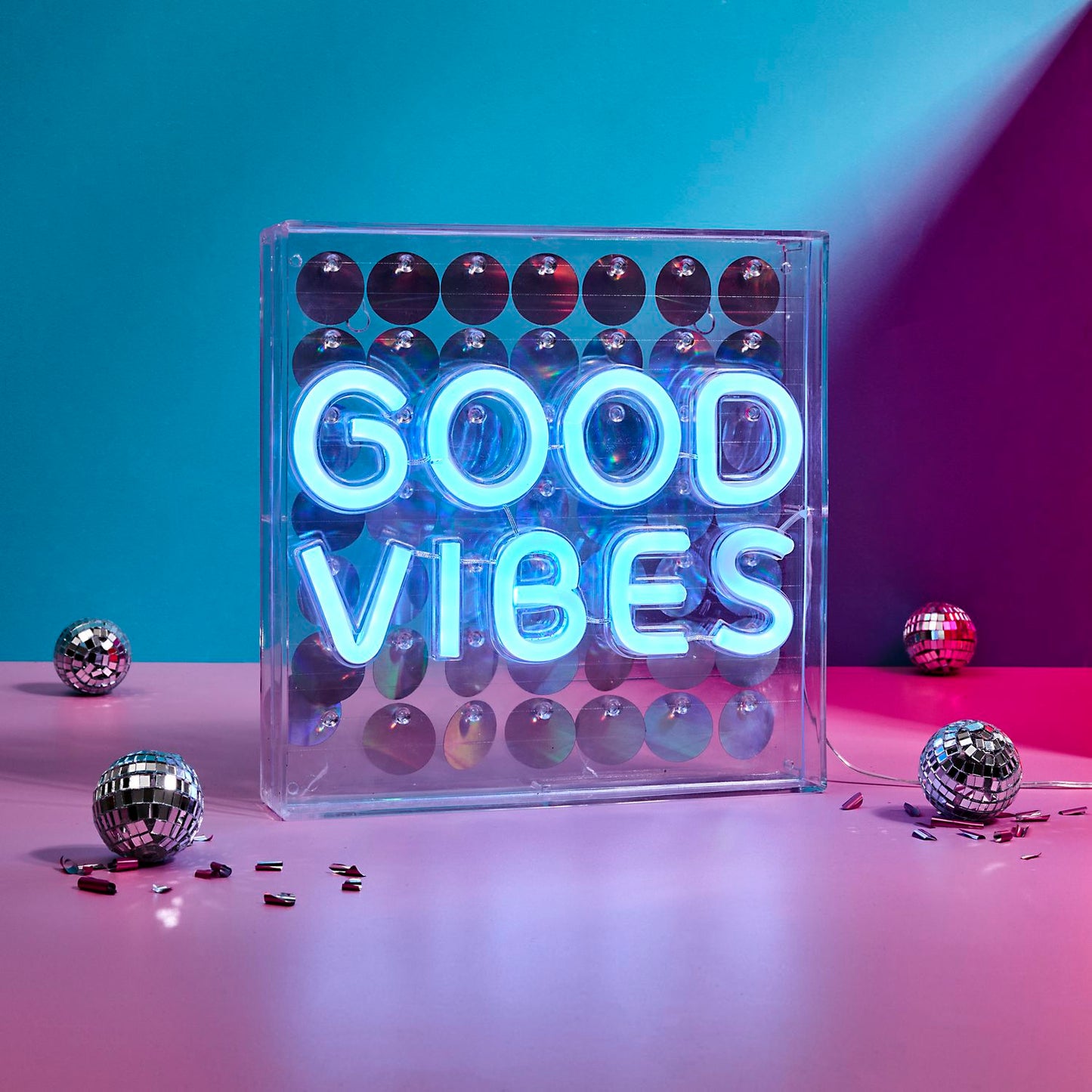 LAMPE EFFET NEON GOOD VIBES