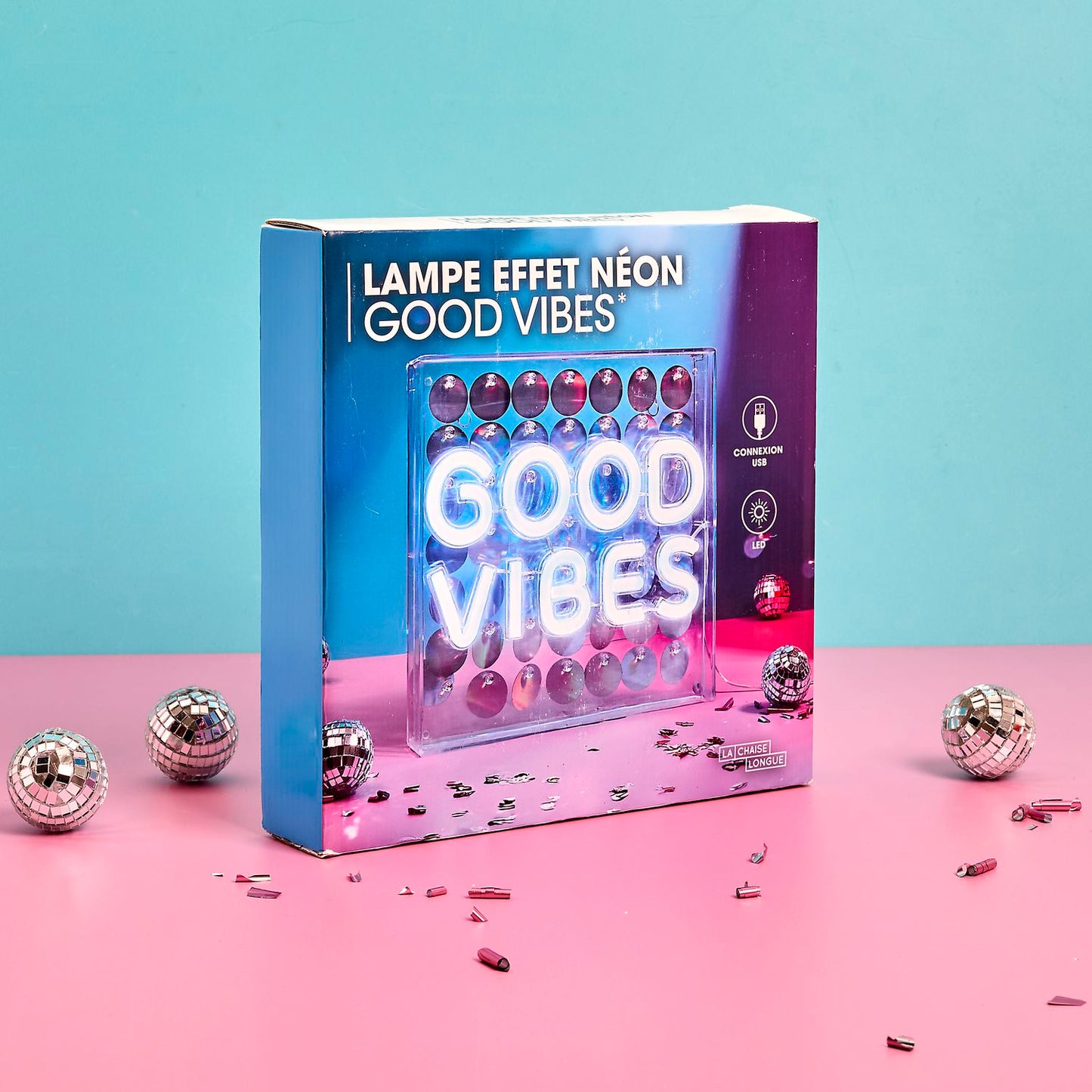 LAMPE EFFET NEON GOOD VIBES