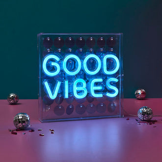 LAMPE EFFET NEON GOOD VIBES