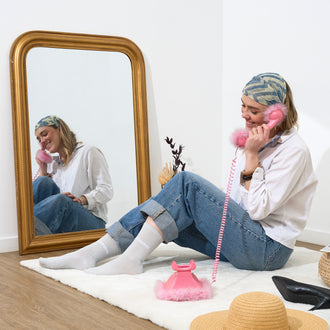 CHAUSSETTES PAILLETTES ARGENT INSOLENTE