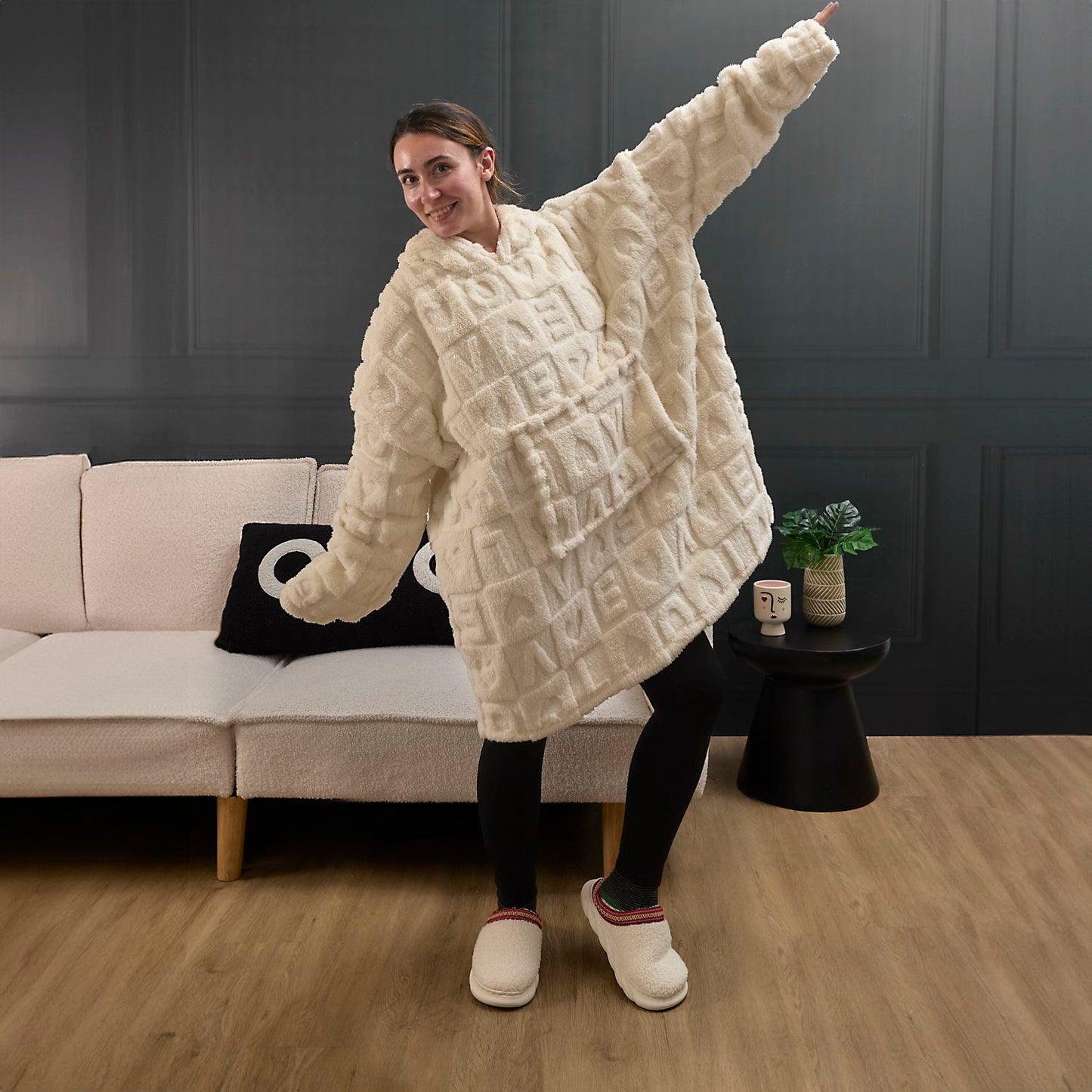 SWEAT PLAID SHERPA LOVE