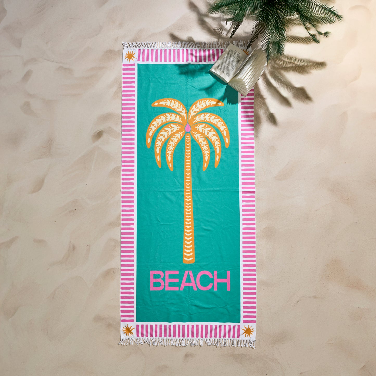 SERVIETTE DE PLAGE PALMIER