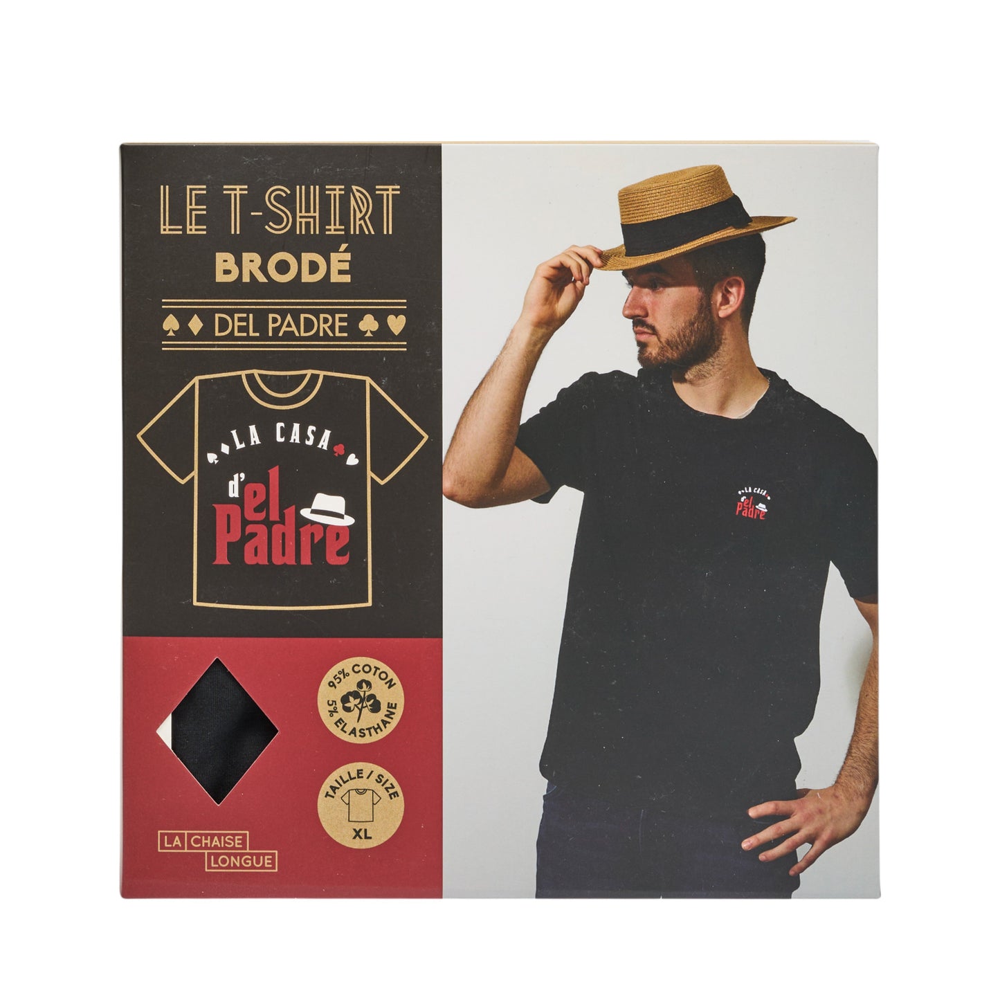 COFFRET T-SHIRT BRODE EL PADRE XL