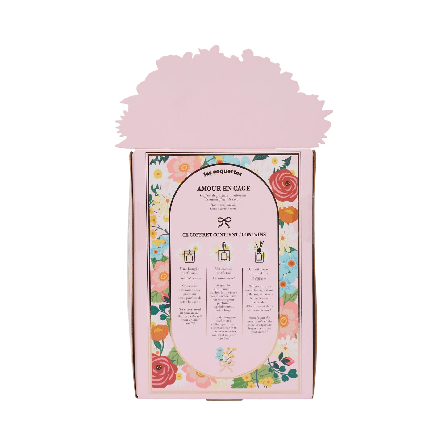 COFFRET SENTEUR AMOUR EN CAGE LES COQUETTES