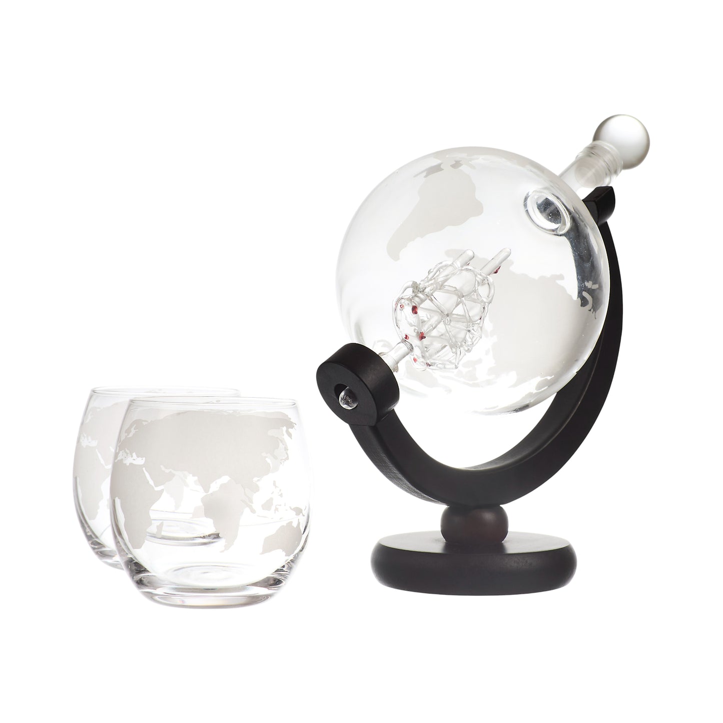 COFFRET DECANTEUR ET 2 VERRES CAP HORN