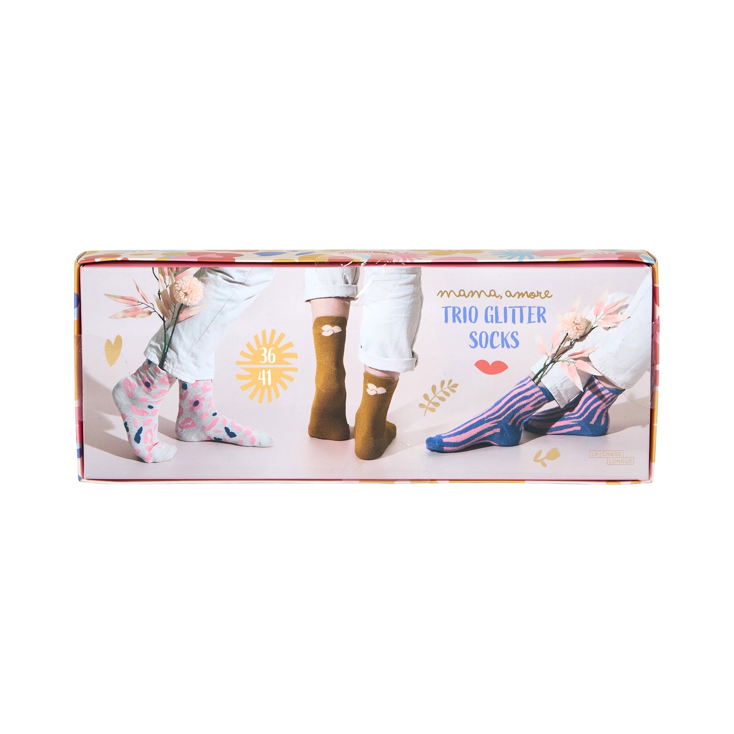 COFFRET DE 3 PAIRES DE CHAUSSETTES MAMA LOVA