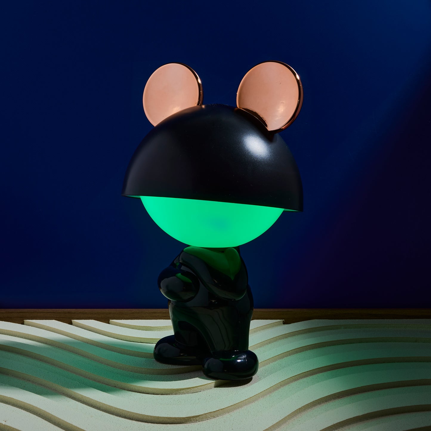 LAMPE ENCEINTE MISTER MOUSE GM DEBOUT NOIR