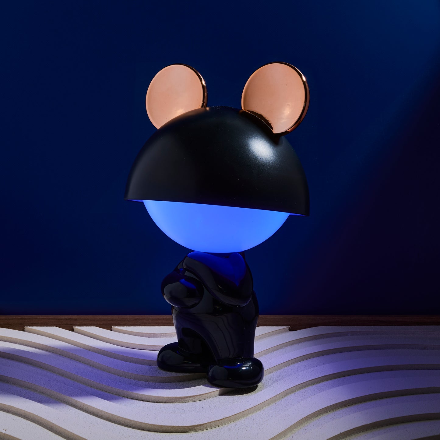 LAMPE ENCEINTE MISTER MOUSE GM DEBOUT NOIR