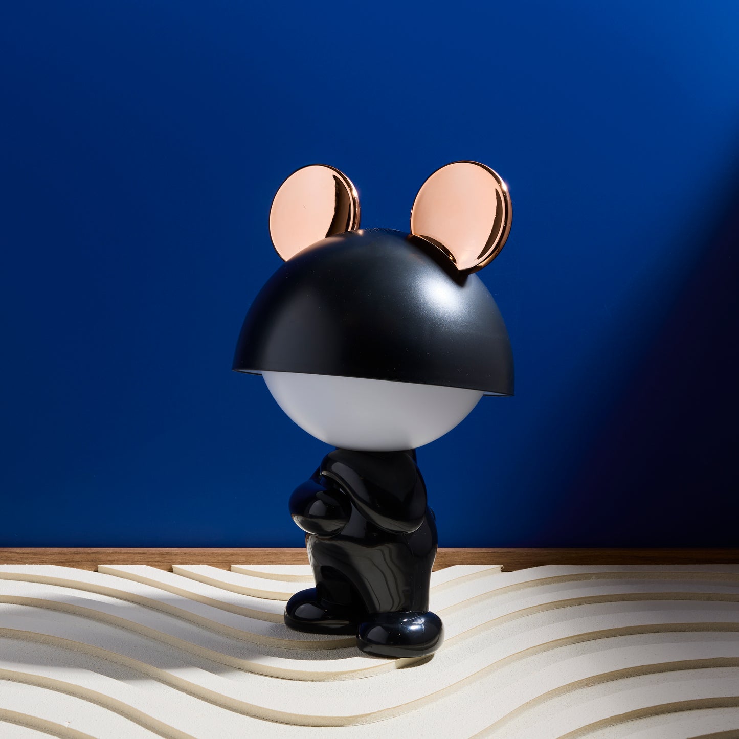 LAMPE ENCEINTE MISTER MOUSE GM DEBOUT NOIR