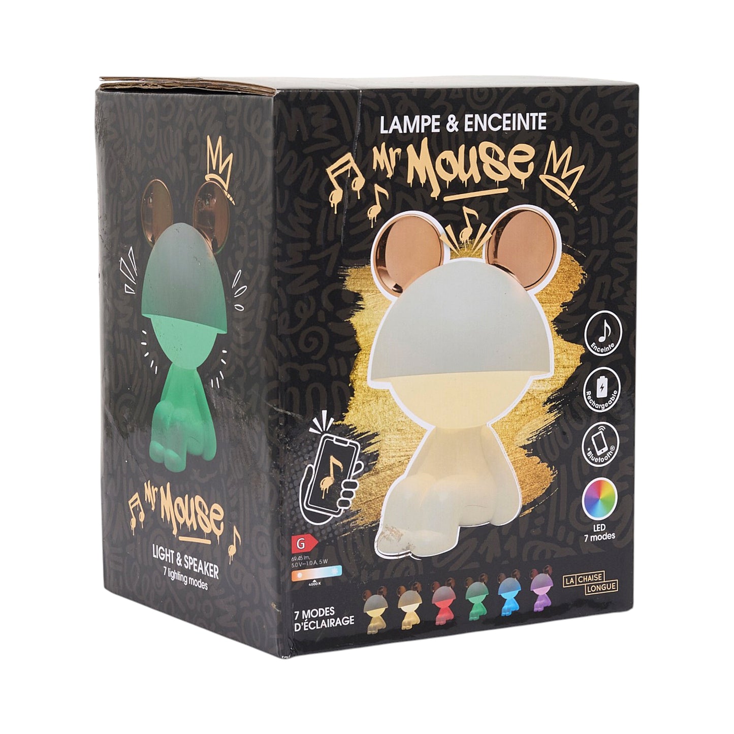 LAMPE ENCEINTE MISTER MOUSE GM ASSIS BLANC