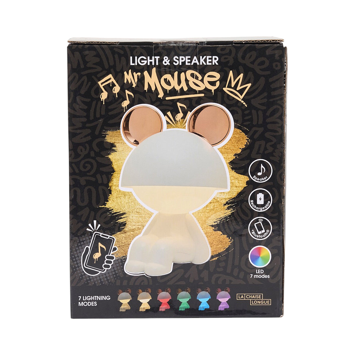 LAMPE ENCEINTE MISTER MOUSE GM ASSIS BLANC