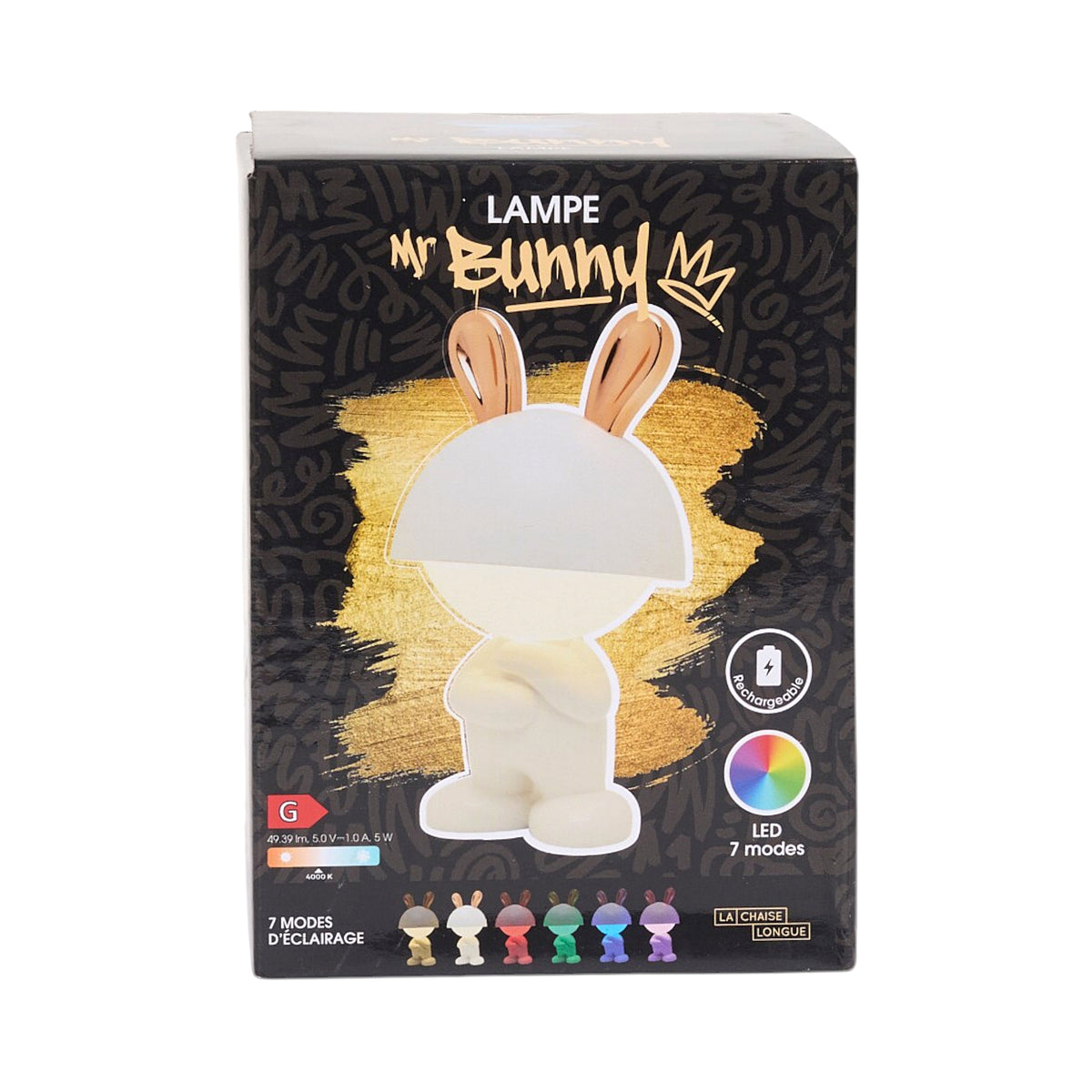 LAMPE MISTER BUNNY PM DEBOUT BLANC
