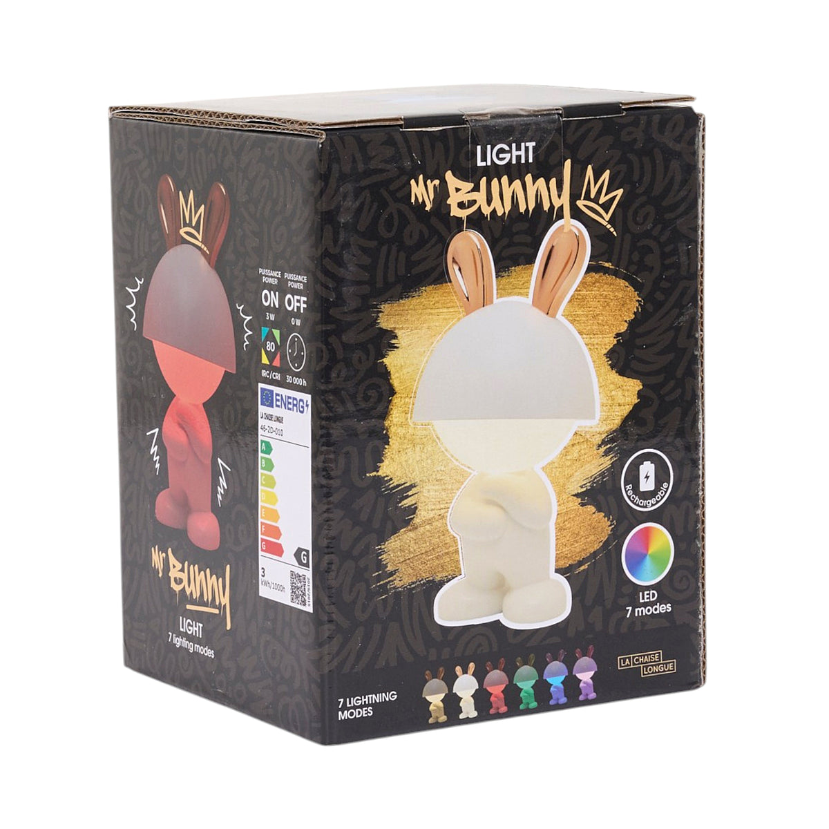 LAMPE MISTER BUNNY PM DEBOUT BLANC