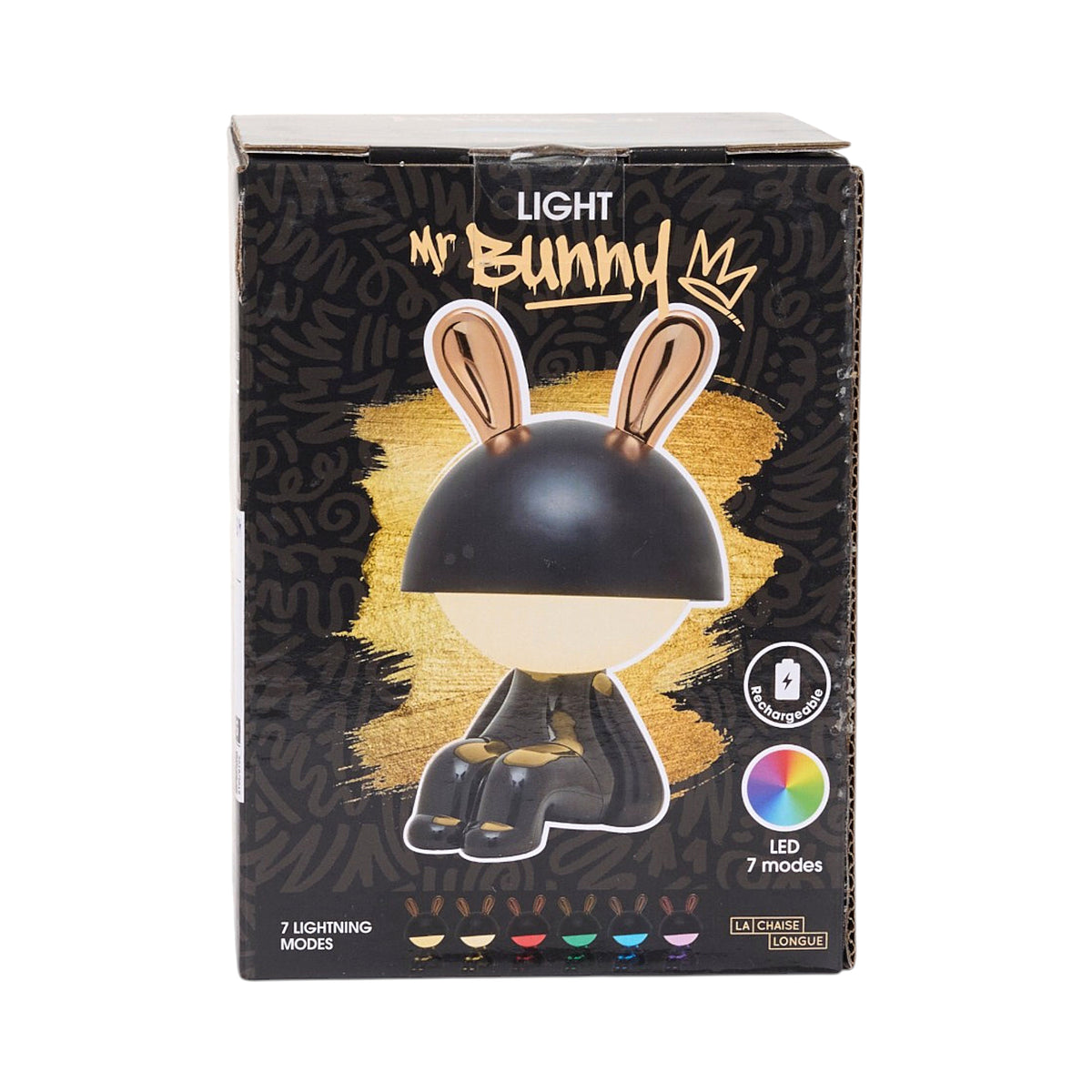 LAMPE MISTER BUNNY PM ASSIS NOIR