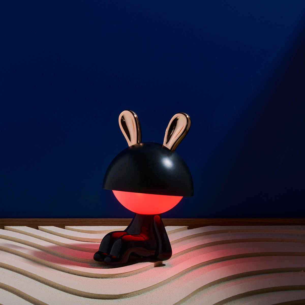 LAMPE MISTER BUNNY PM ASSIS NOIR