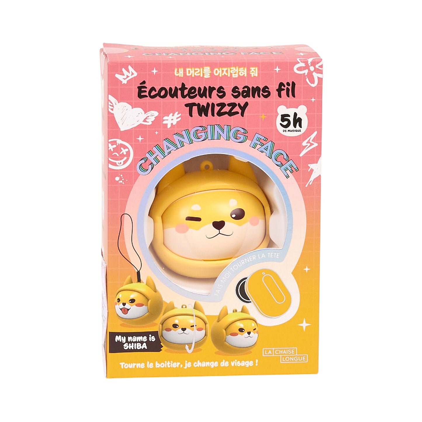 ECOUTEURS SANS FIL CHANGING FACE SHIBA