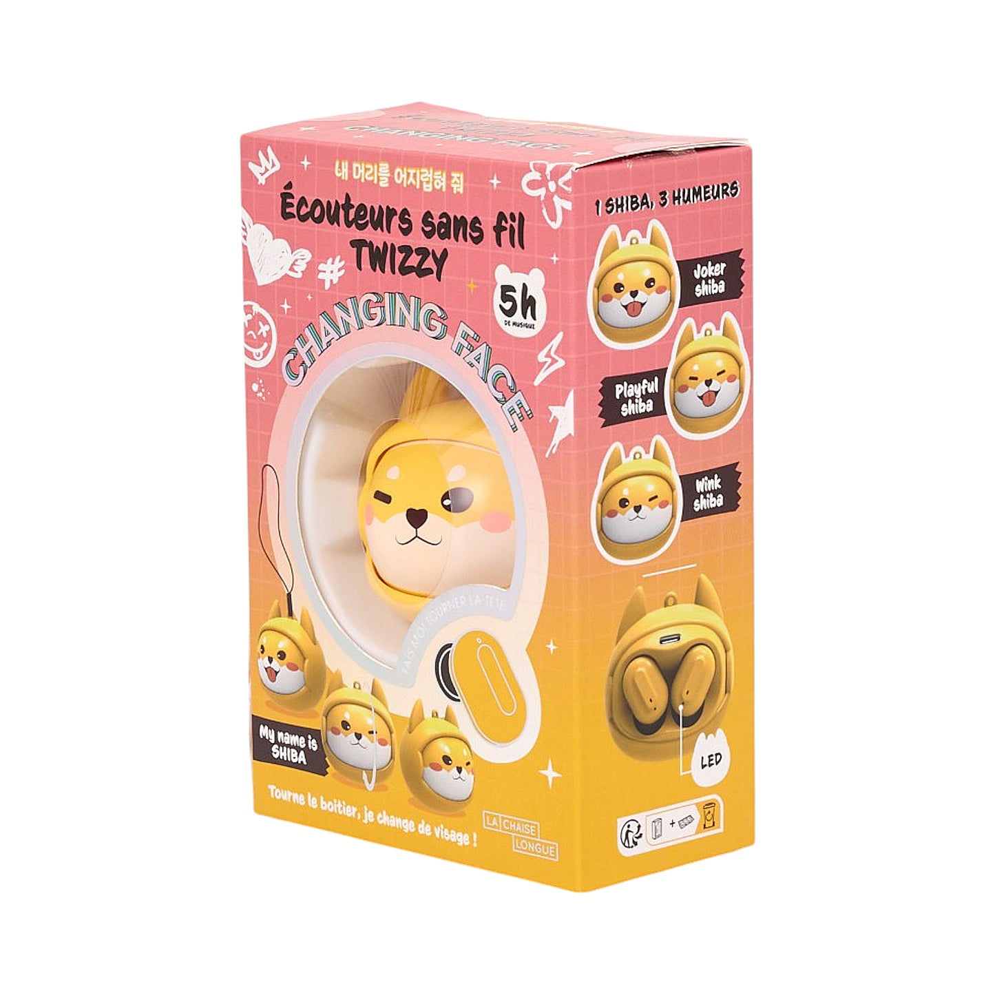 ECOUTEURS SANS FIL CHANGING FACE SHIBA