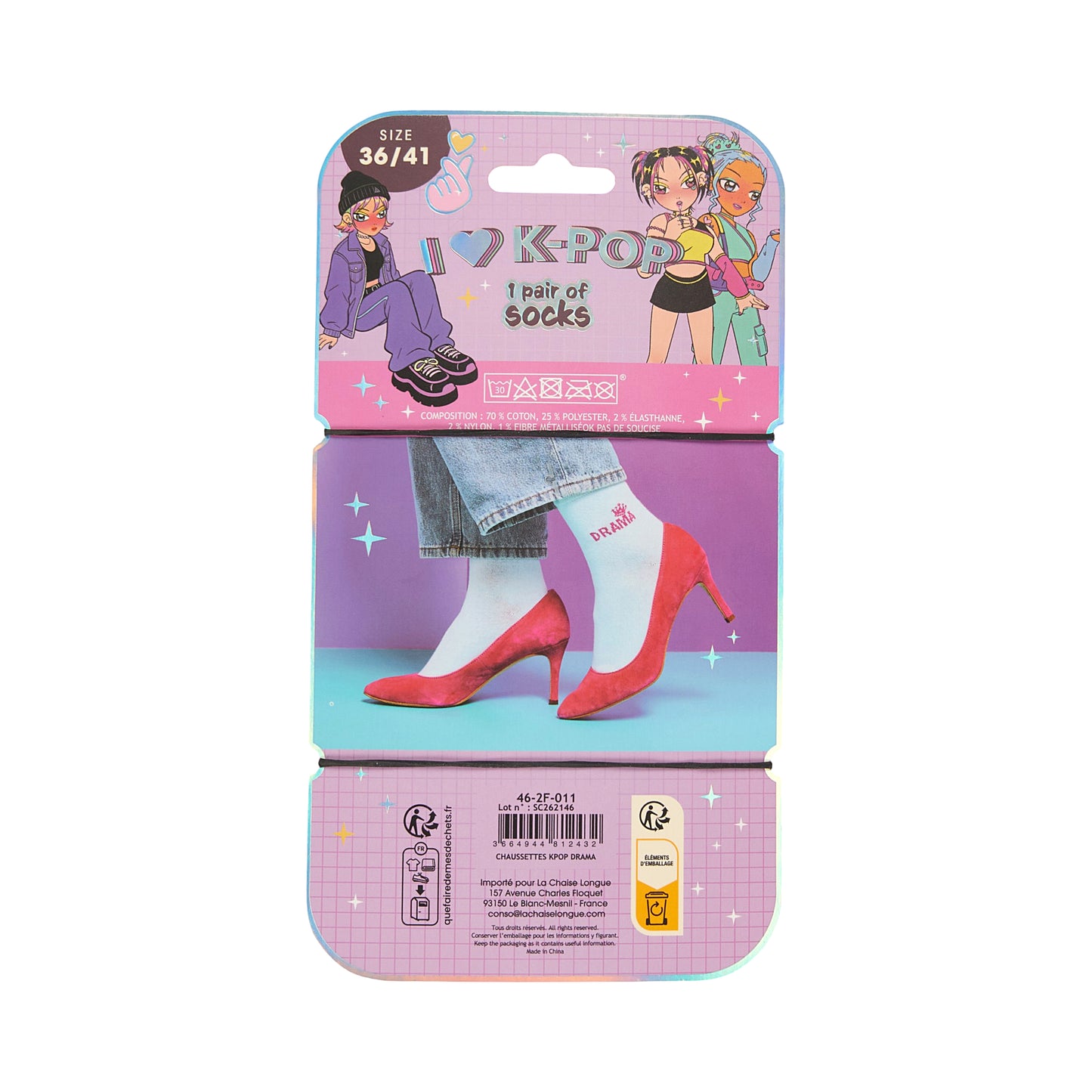 CHAUSSETTES KPOP DRAMA 36-41