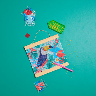 KIT DIY DIAMOND PAINTING AFFICHE TROPIQUES
