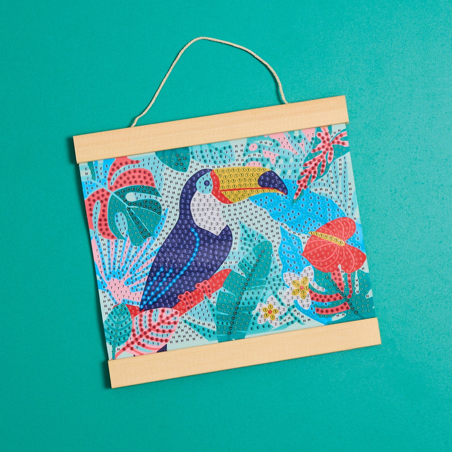 KIT DIY DIAMOND PAINTING AFFICHE TROPIQUES